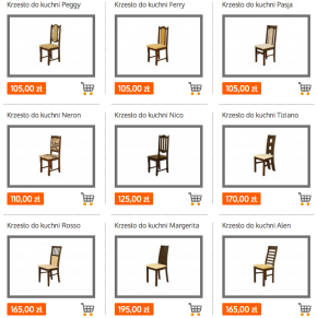 Krzesła drewniane - meble Adidar Rychtal