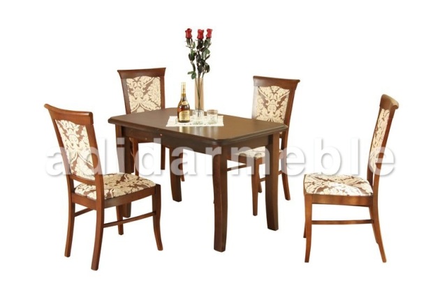 Stół i 4 krzesła, producent meble Rychtal